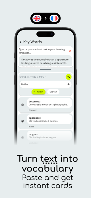 OuiVerb: AI Language Learning Screenshot 5 of 9