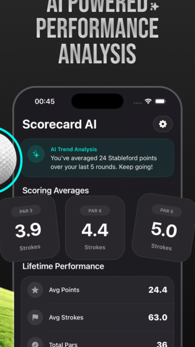 Scorecard AI - Golf Scanner screenshot
