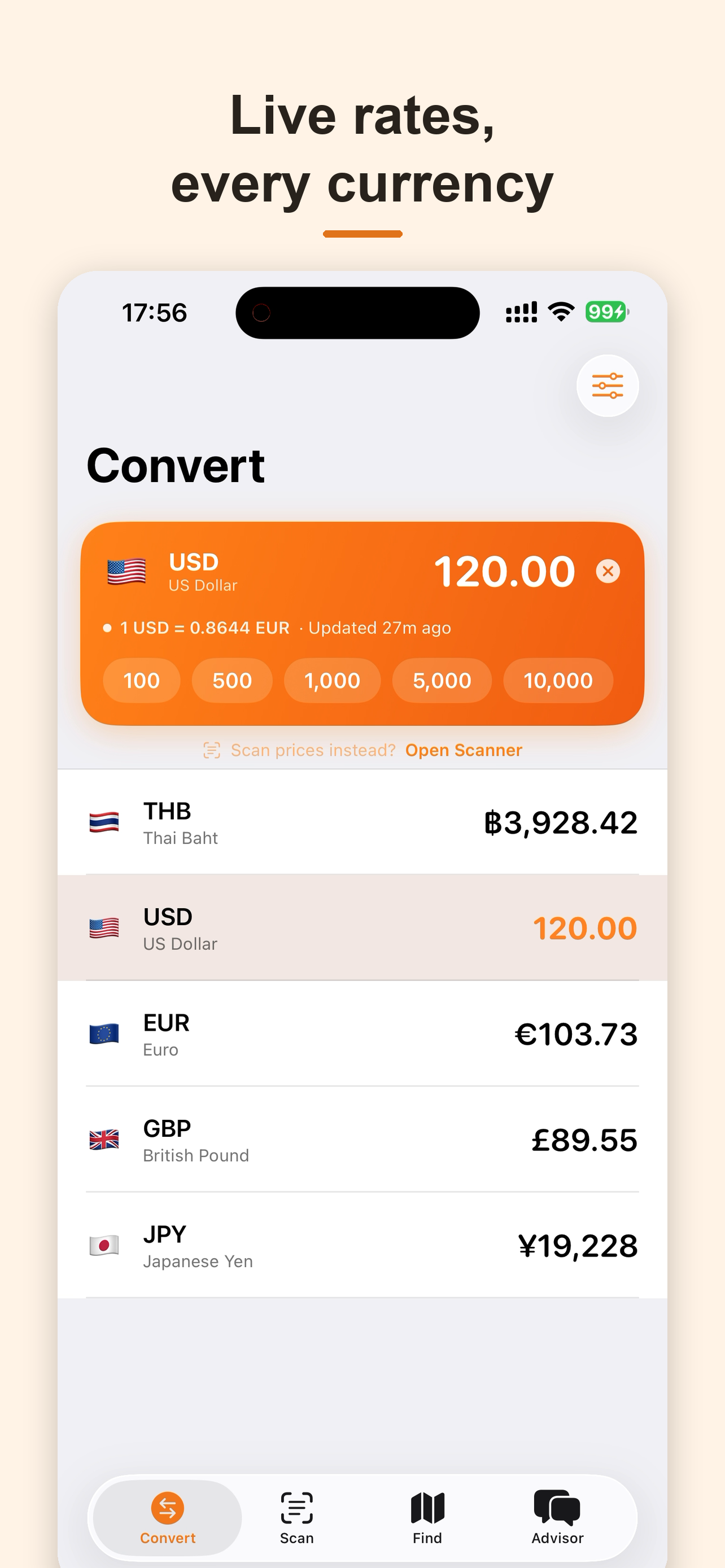 Pawise - Travel Money Scanner screenshot 7