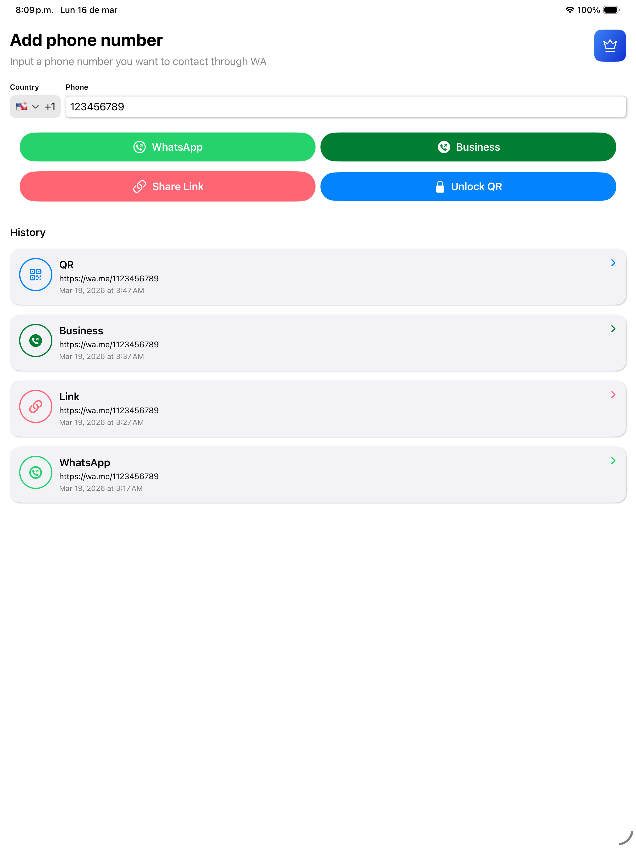 Skip Contact screenshot 3