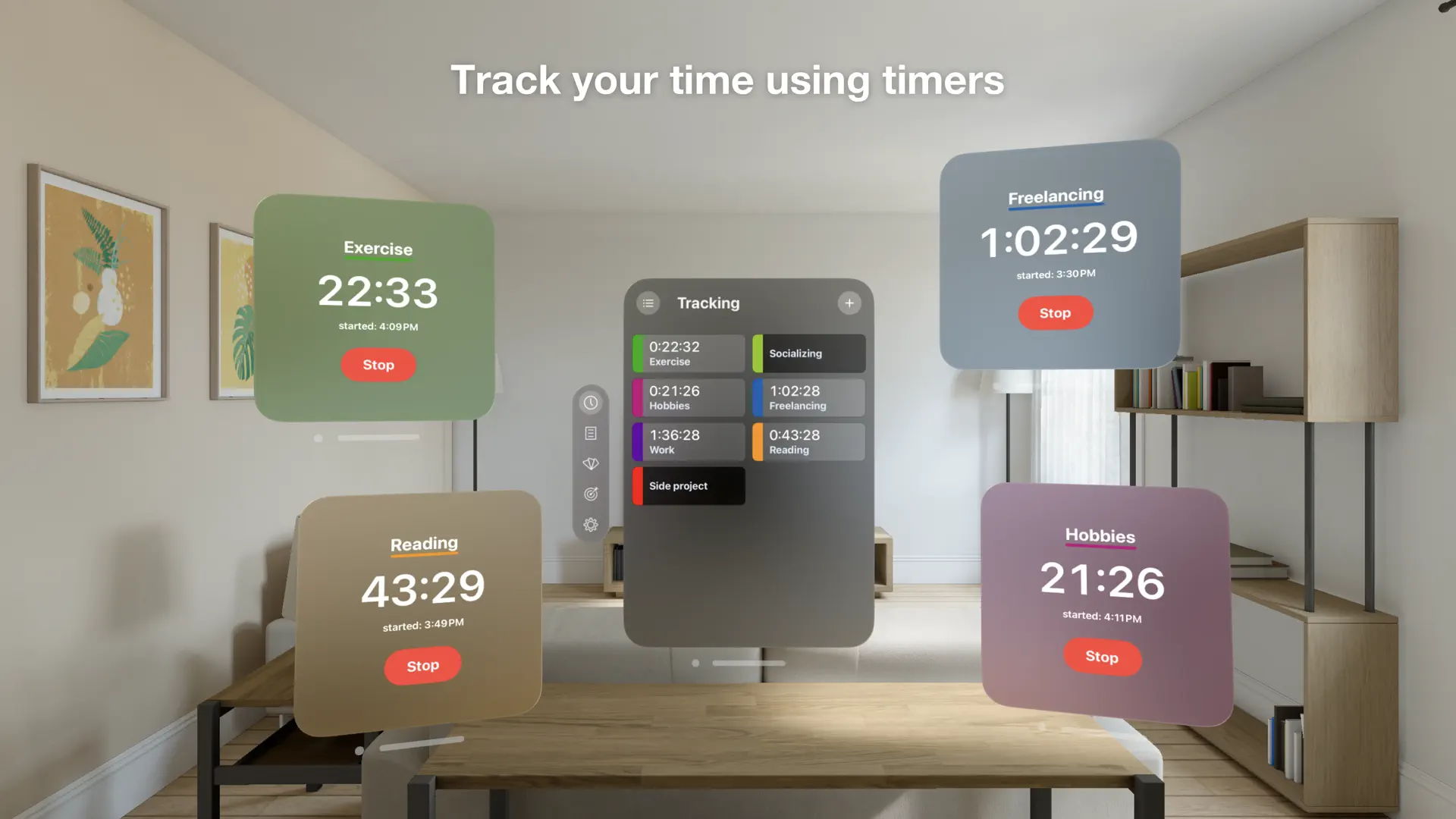 Timelines Time Tracking screenshot