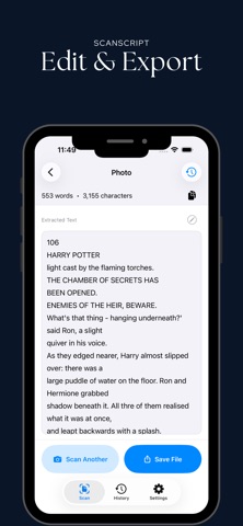 ScanScript screenshot
