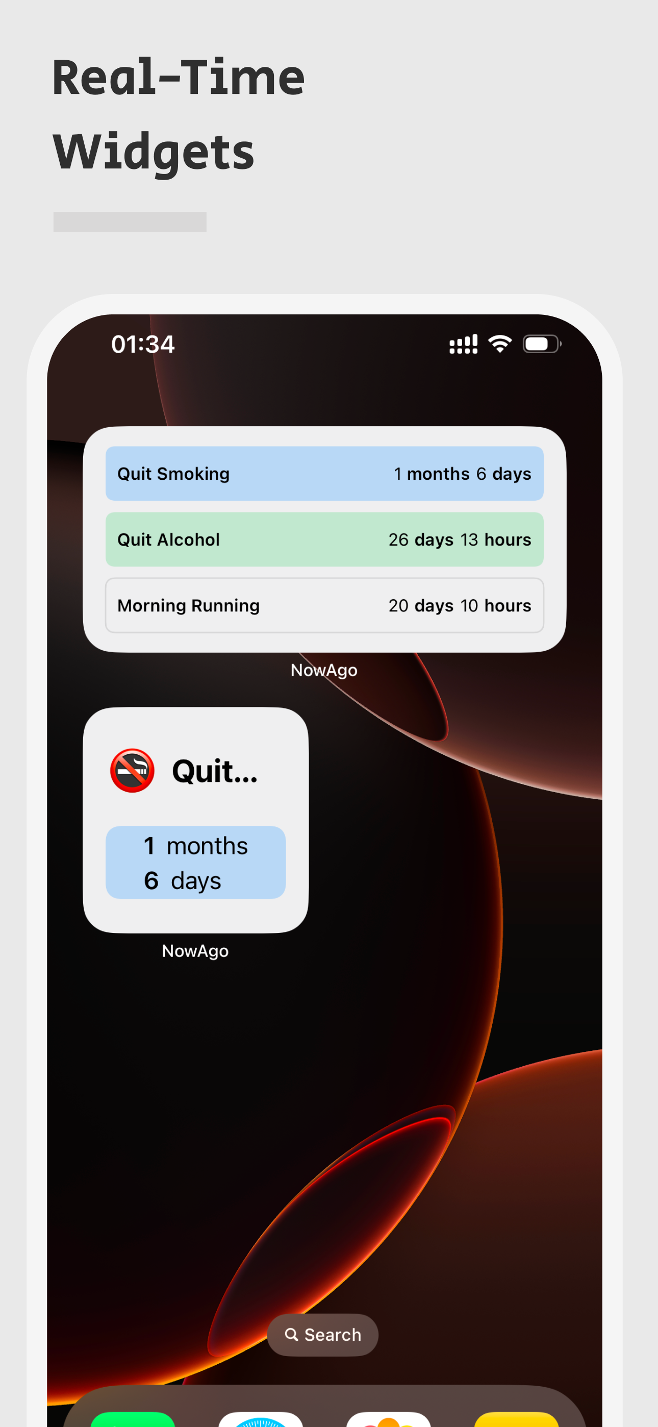 NowAgo – Habit & Quit Tracker