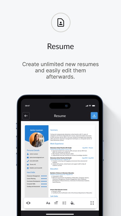 CVwizard: Online CV maker