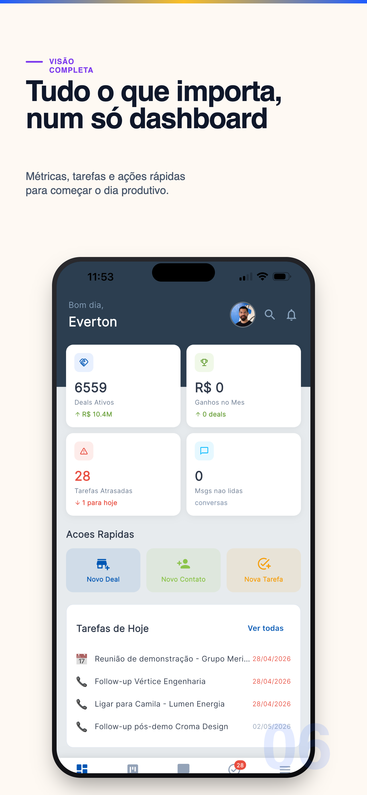 DeepCRM - CRM de Vendas screenshot 6