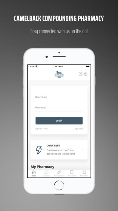 Screenshot 1 of Camelback Compounding Pharmacy App