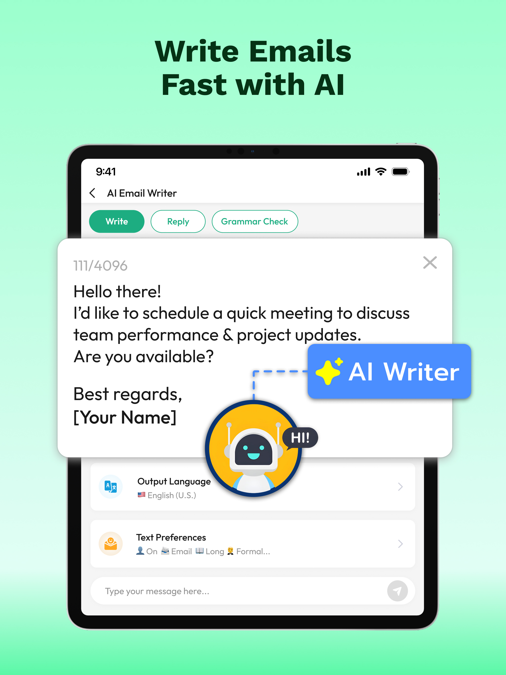 AI Email Writer - All MailBox