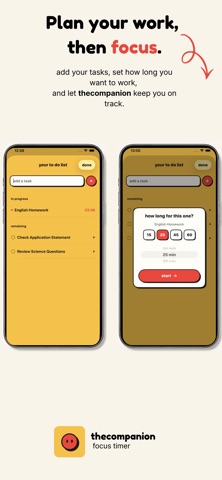 thecompanion — focus timer Screenshot 4 of 6