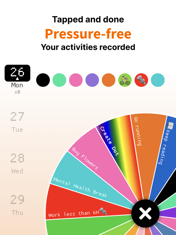 HabitDots - Life&Habit Tracker iPad screenshot 2 - Productivity app