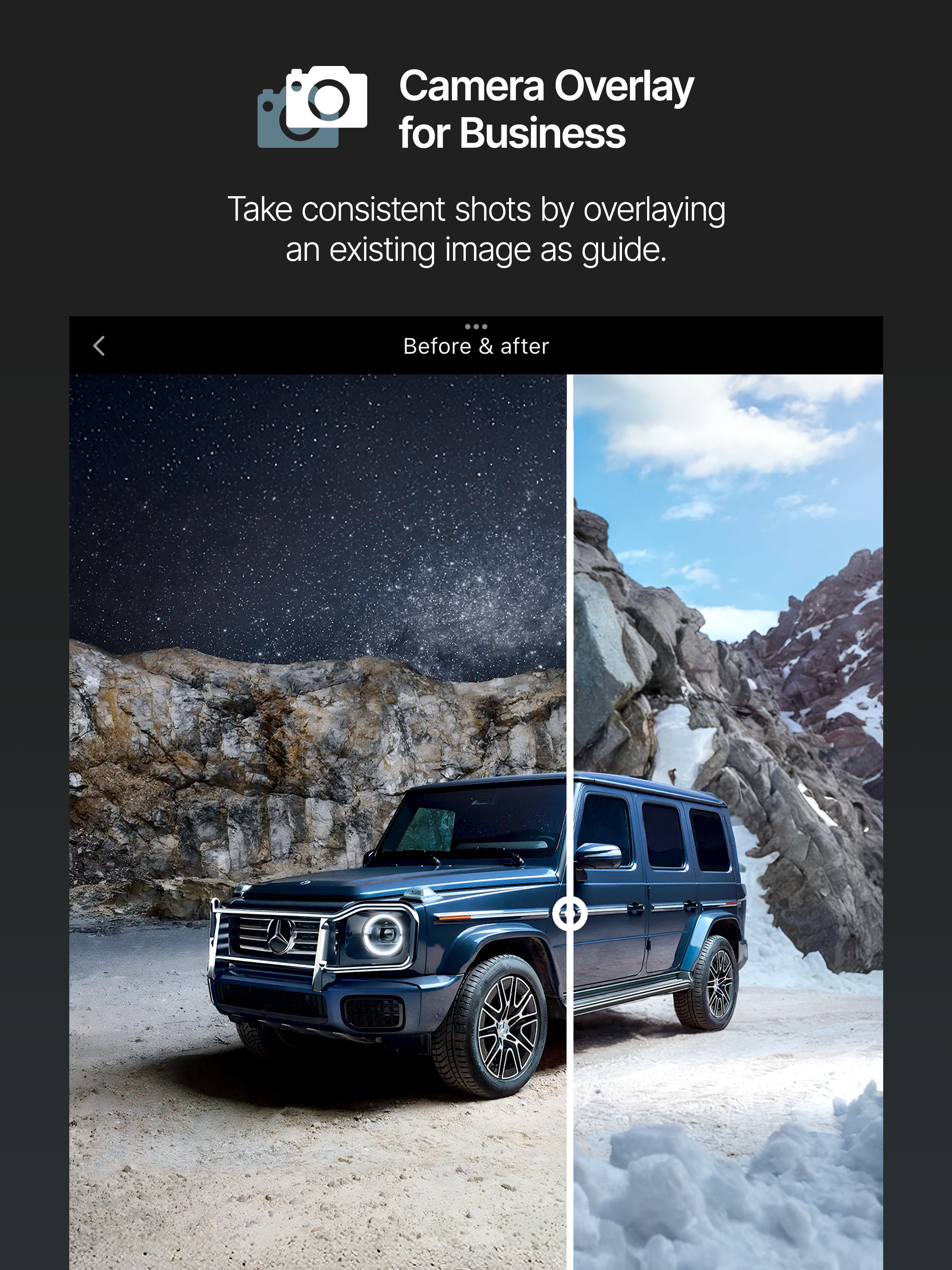 Camera Overlay for Business