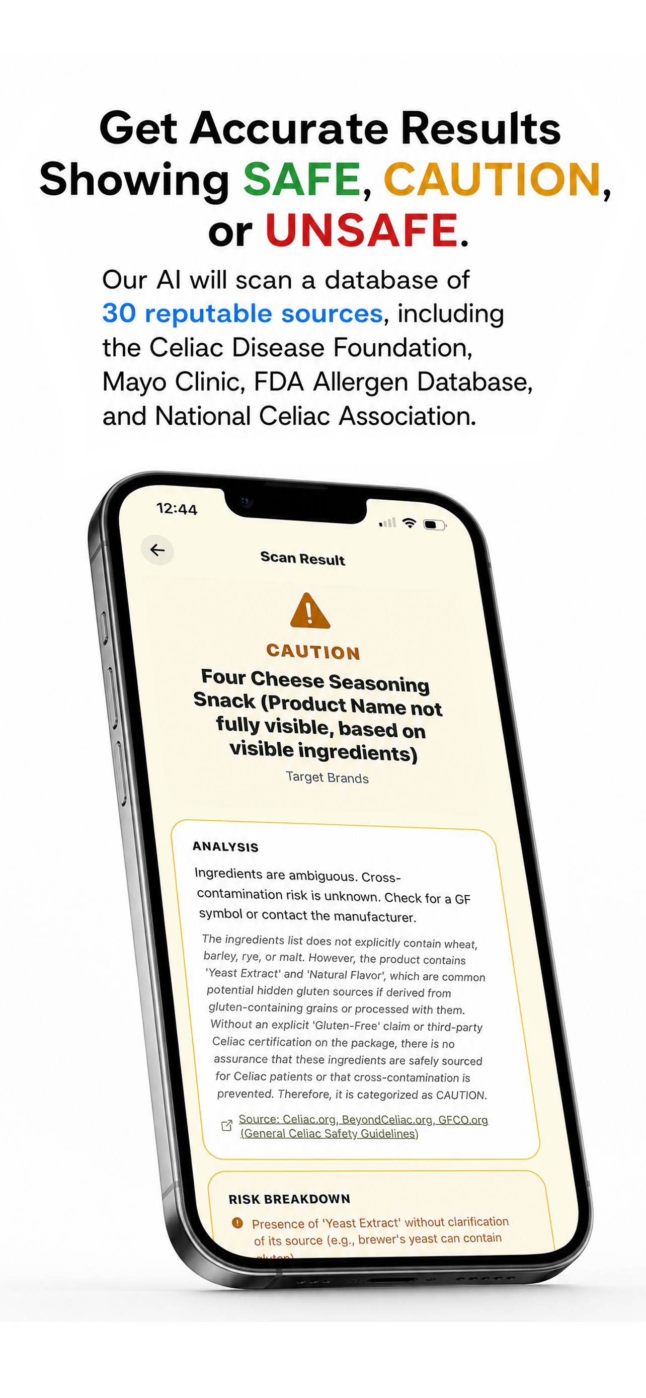 Celiac Scanner screenshot 2