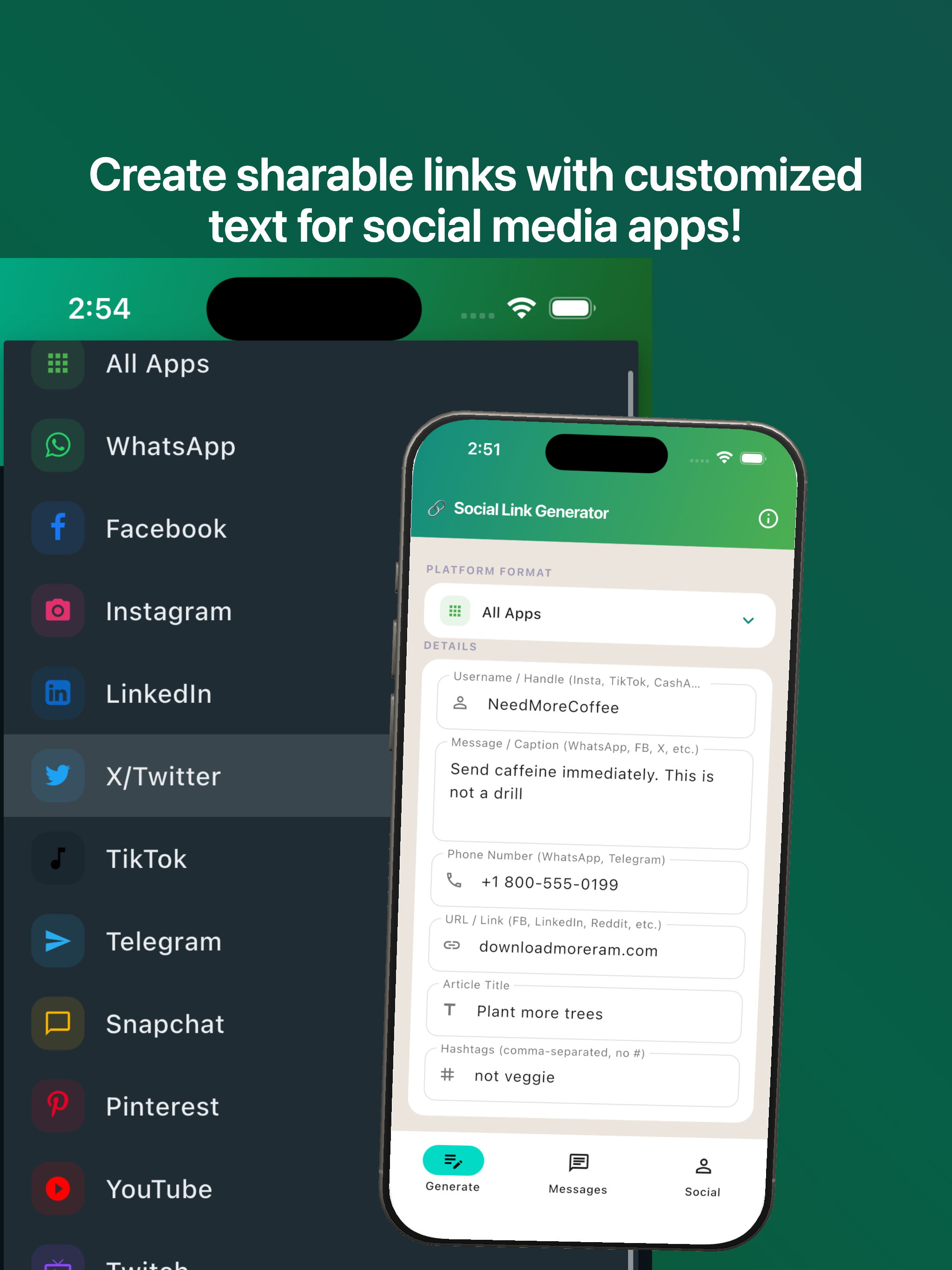 Linkify Link generator screenshot 7