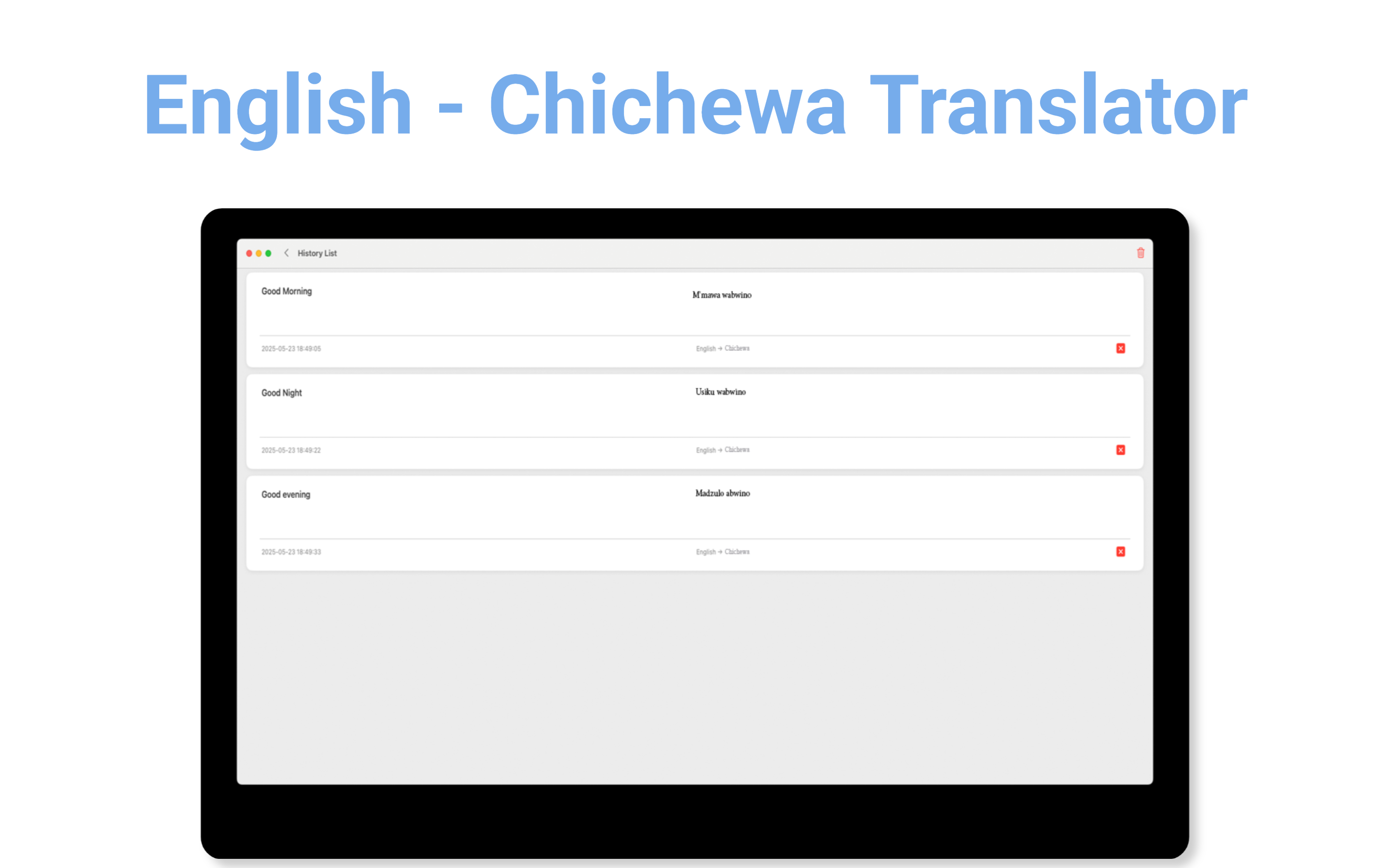English - Chichewa Translator screenshot 19