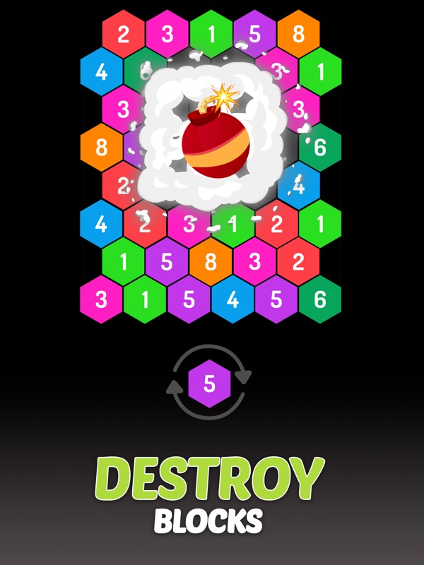 Merge Hexa™ : Numbers Game screenshot 9