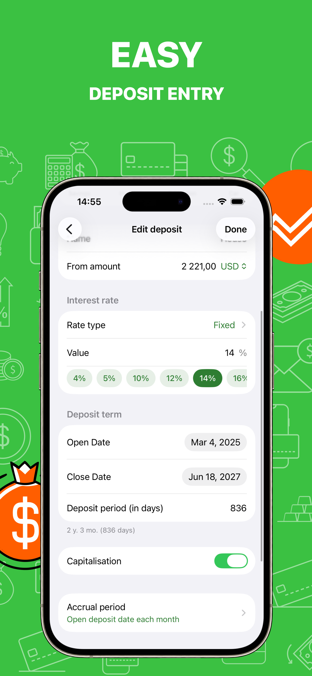 Fixed Deposit Calculator PRO screenshot 4