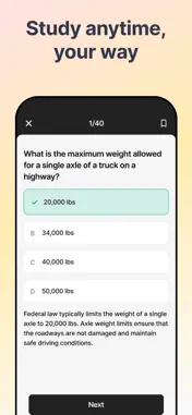 CDL Prep Permit Test 2026 screenshot 2