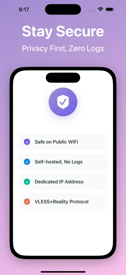 Screenshot 4 di 5 di OBox MyCloud VPN·Self Host VPS