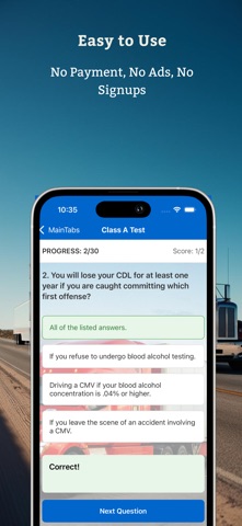 CDL Permit iPhone screenshot