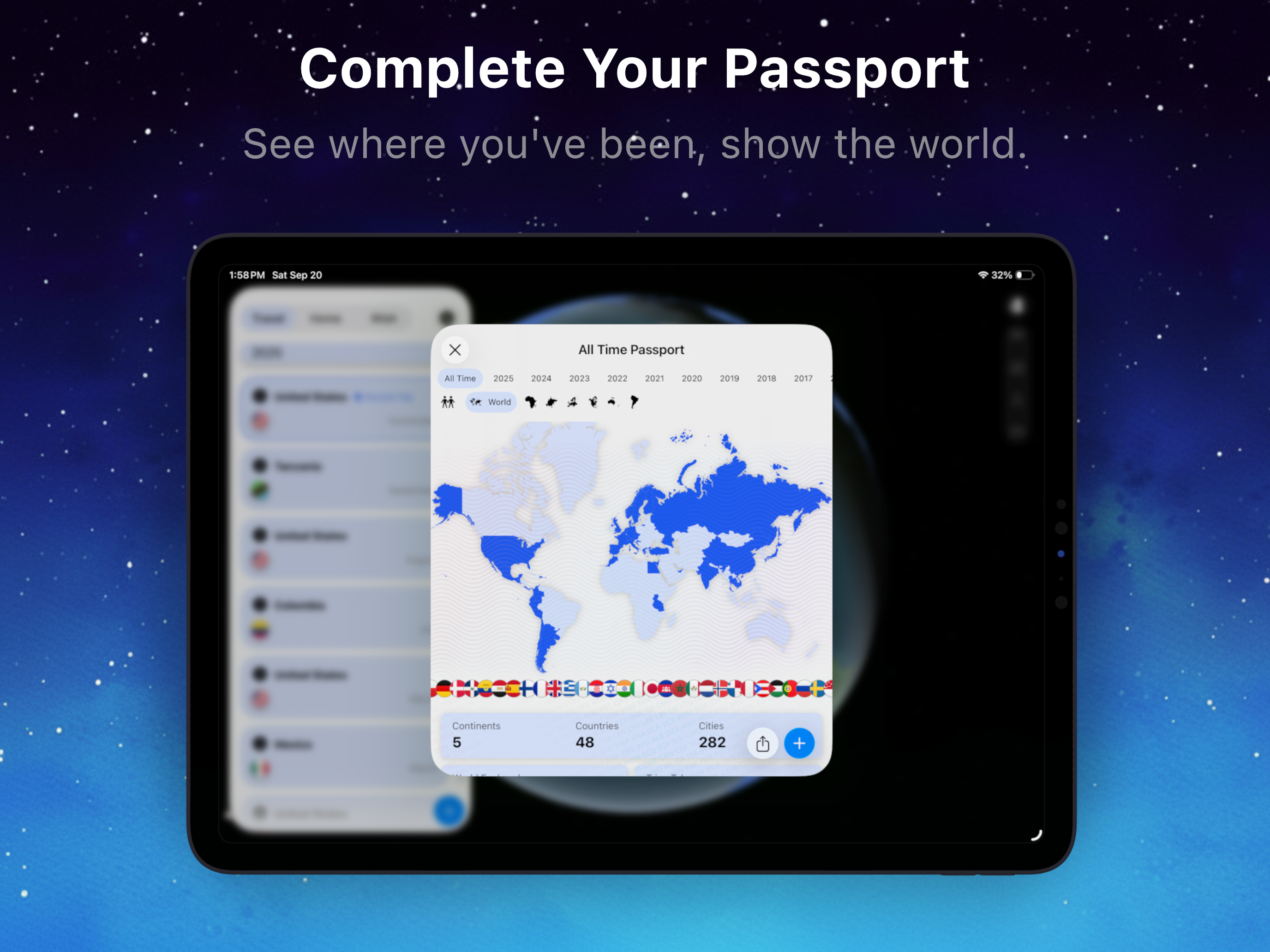 Odyz - Travel Tracker