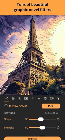 Stylo - AI Comic Artist iPhone screenshot