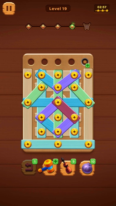 Nuts Bolts Wood Puzzle Gamesのおすすめ画像3