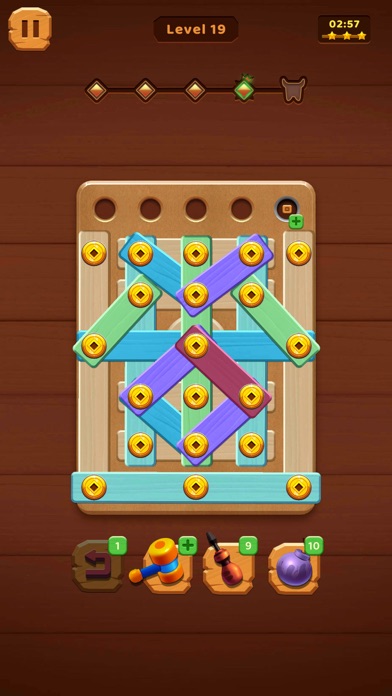 Nuts Bolts Wood Puzzle Games Screenshot