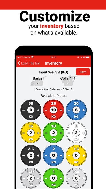 Bar Is Loaded - Gym Calculator