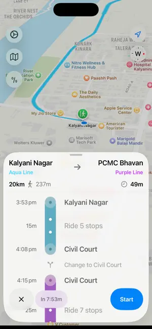 InTransit iPhone screenshot 5