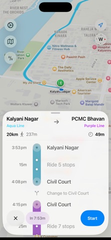 InTransit iPhone screenshot 5