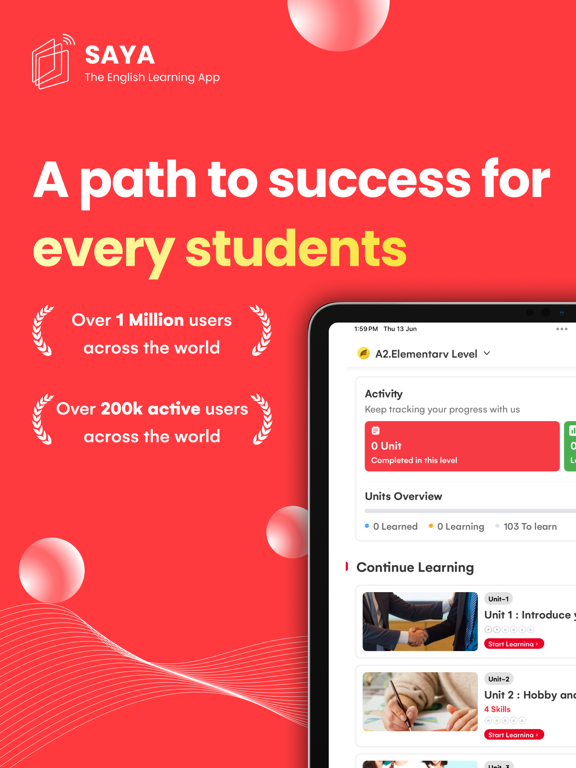 SAYA : The Learning App