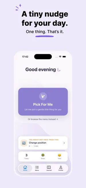 Dopamine Menu: Gentle Tasks screenshot 1