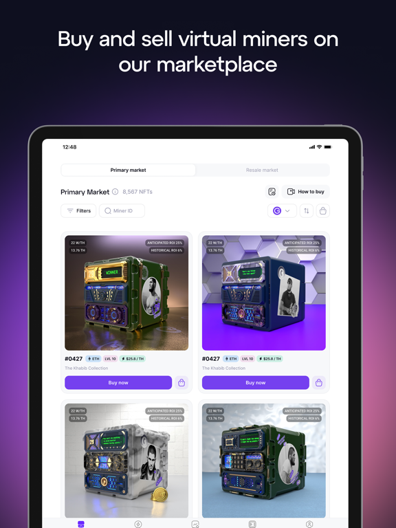 GoMining - Mining App iPad screenshot 6 - Finance app