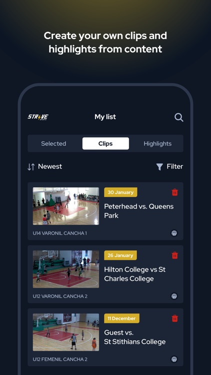 STRIVE SPORTS NETWORK