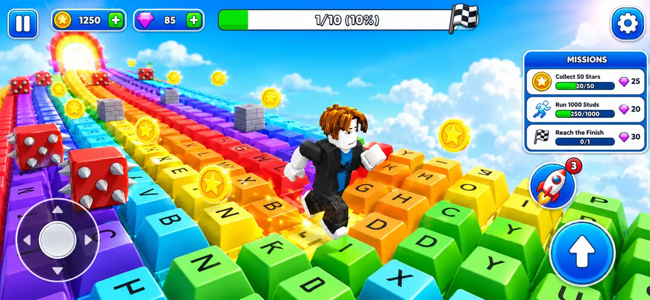 Screenshot #1 pour Speed Keyboard Escape Game