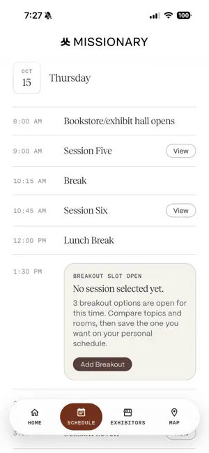 Missionary National Conference screenshot 2