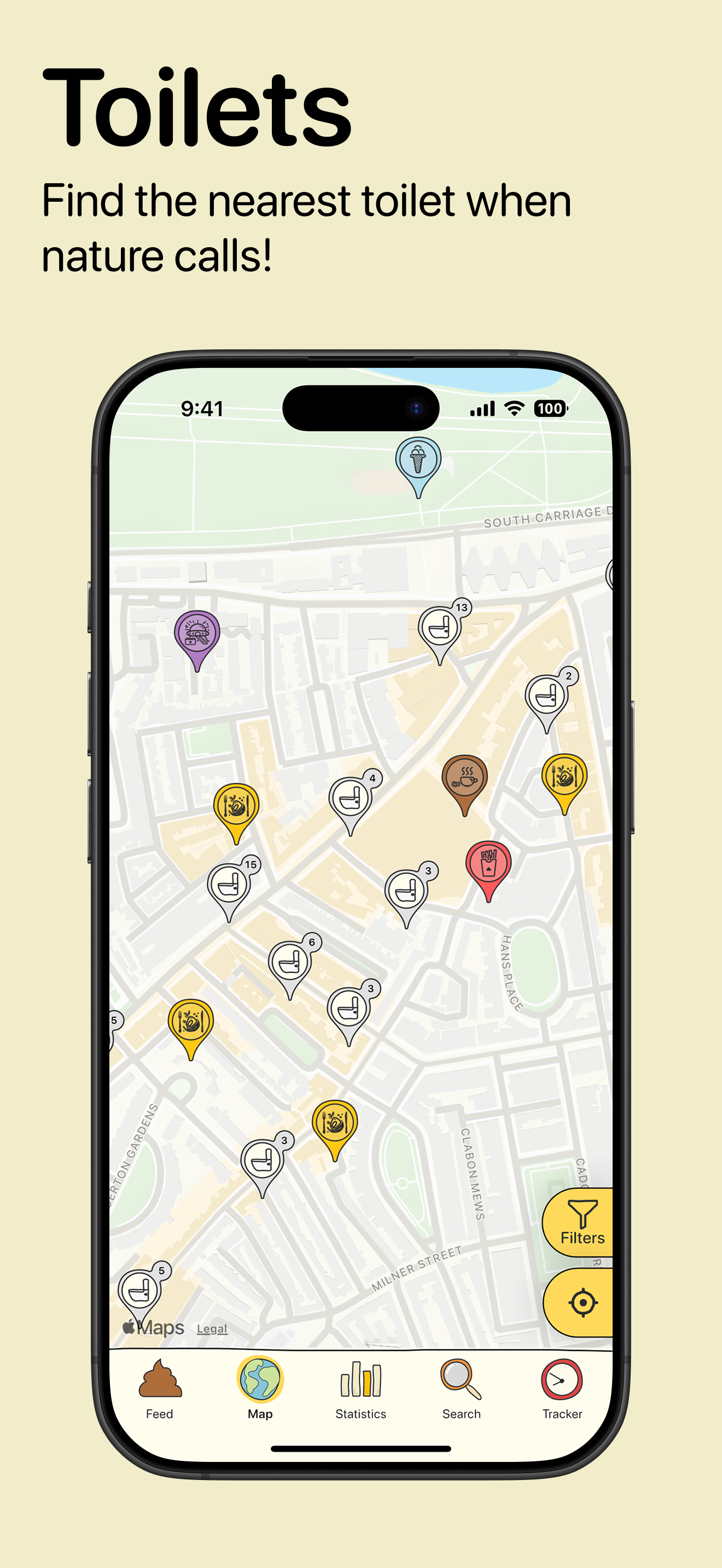 Poopie: Poo Map & Tracker