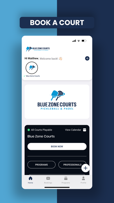 Blue Zone Courts Screenshot