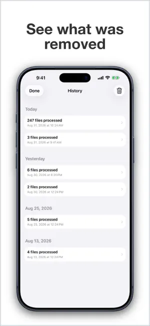PuryFile: Metadata Remover screenshot 2