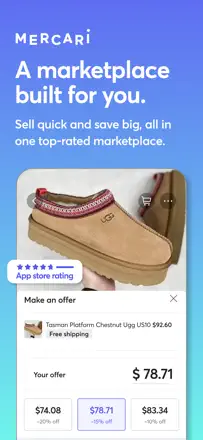 Mercari: Screenshot 1 von 10
