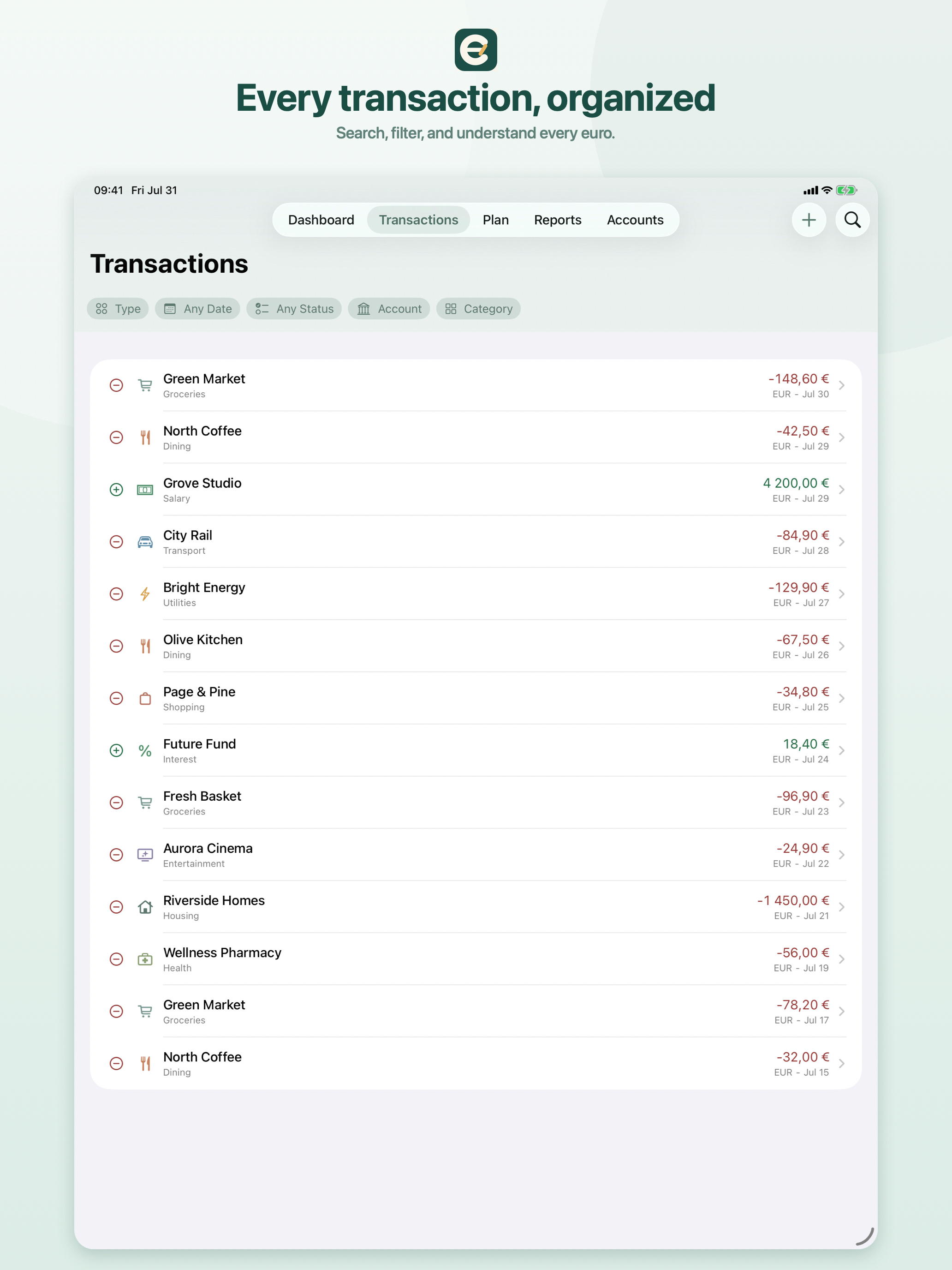 Grove's Expense Manager screenshot 9