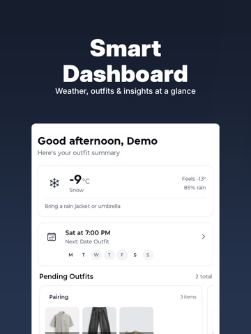 Wardrowbe - AI Outfit Planner iPad screenshot