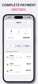 BillRadar: Bill Reminder screenshot