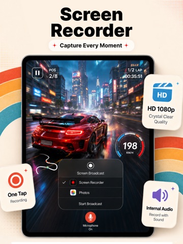 Screen Recorder ‧ Video Editor iPad screenshot
