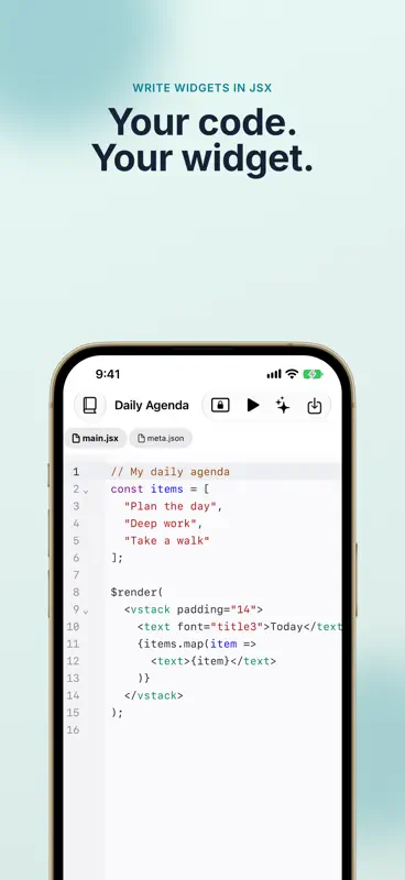 ScriptWidget screenshot 3 of 4