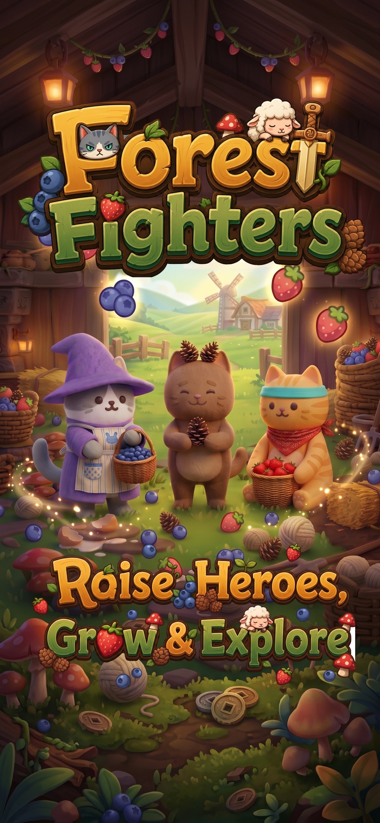 Screenshot 1 of Forest Fighters: Cozy Farm RPG