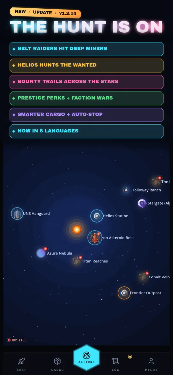 Screenshot #1 pour Driftbound: Idle Space RPG