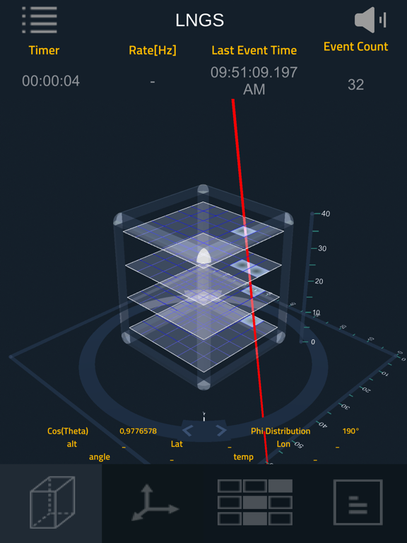 Screenshot #4 pour Cosmic Rays Live