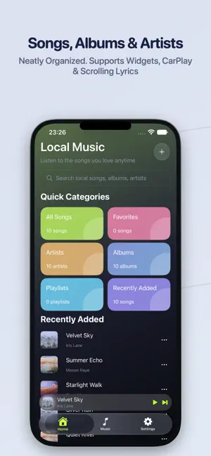 Flow - Music Player screenshot 1