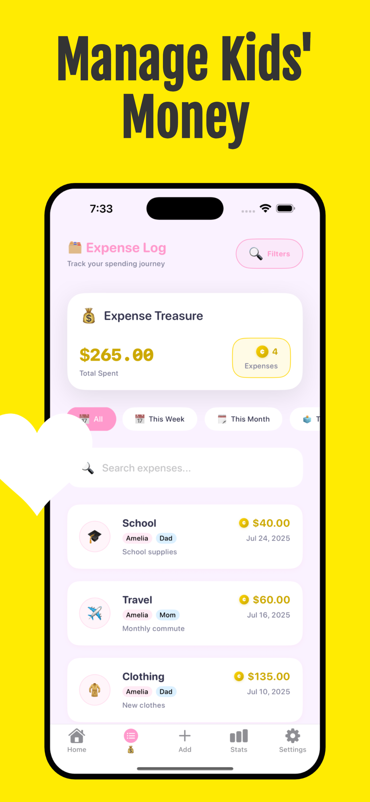 Kid Savings Tracker - KidSpend screenshot 3