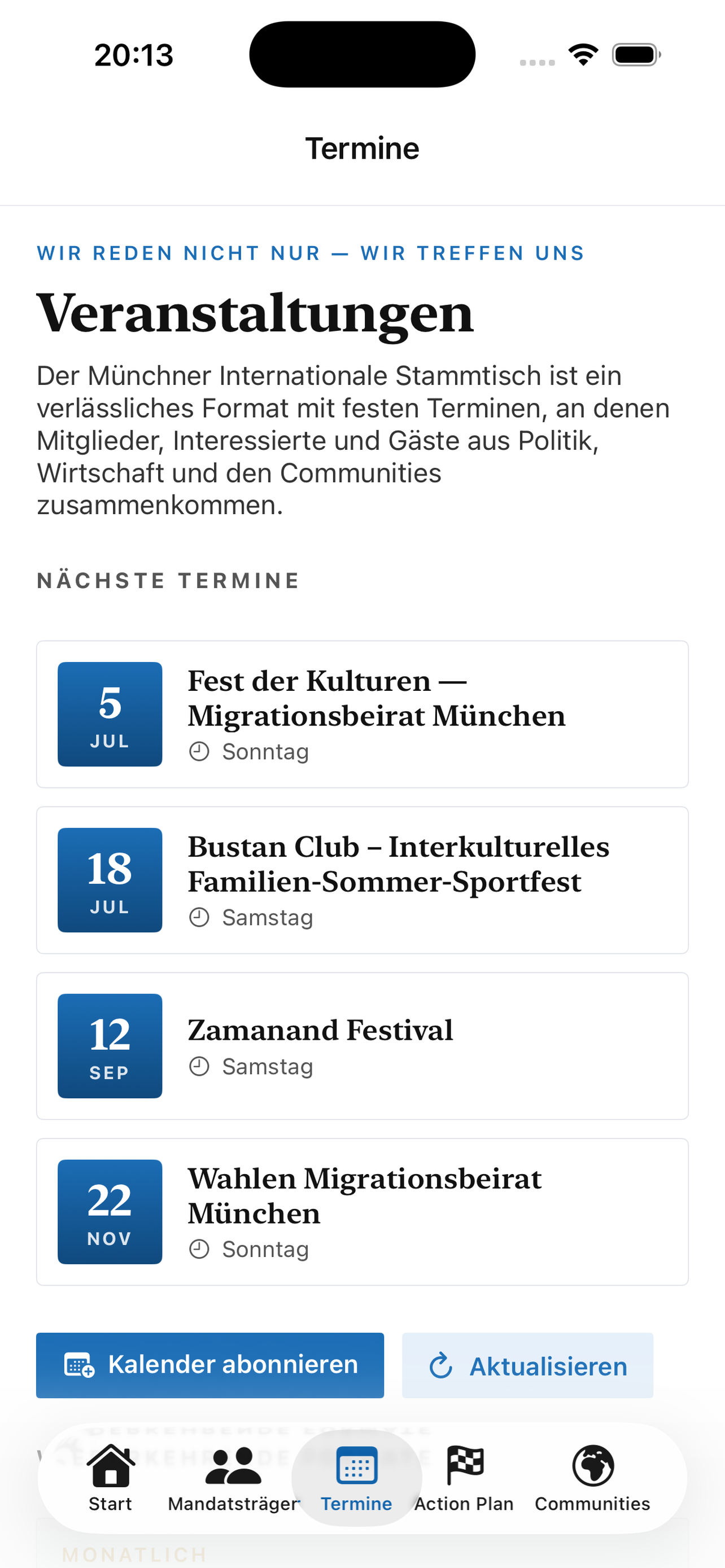 Internationaler Stammtisch screenshot 4